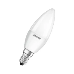 OSRAM LED kaars E14 4,9W Base CL B40 840 mat per 3