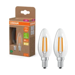 OSRAM LED Kaars gloeidraad E14 2,2W 2700K 470lm 2-pack