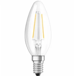 OSRAM LED kaarslamp E14 1,5W 827 retrofit helder