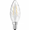 OSRAM LED kaarslamp E14 2,5W 827 gedraaid