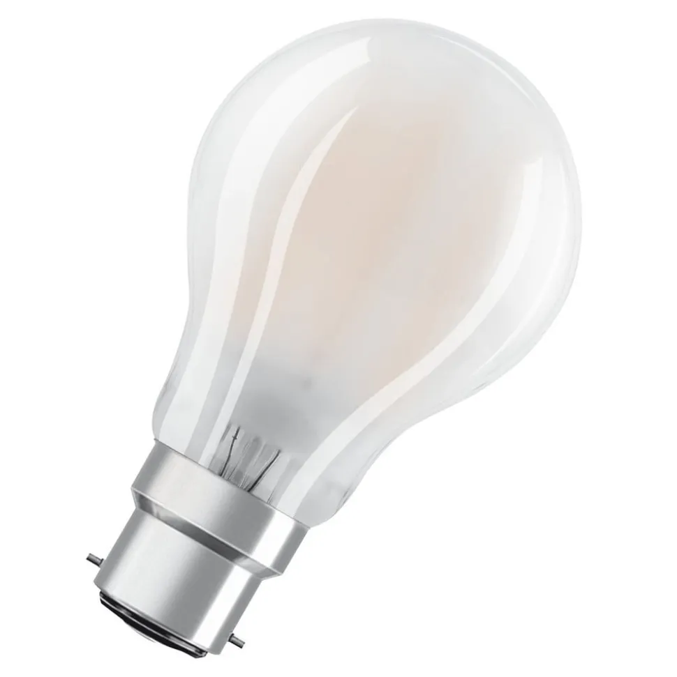 OSRAM LED lamp B22d Classic 827 6,5W 3/pak mat