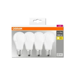 OSRAM LED lamp Classic E27 10W 2.700K 1055lm per 4