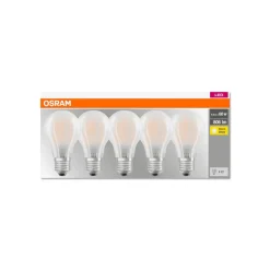 OSRAM LED lamp Classic E27 7W 2.700K 806lm per 5