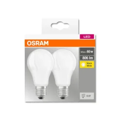 OSRAM LED lamp Classic E27 8,5W 2.700K 806lm per 2
