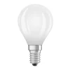 OSRAM LED lamp druppel E14 1,2W mat 2700K 255lm