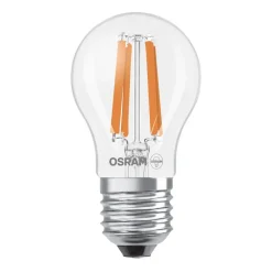 OSRAM LED lamp druppel E27 1,2W filament 2700K 255lm
