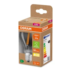 OSRAM LED lamp E27 A60 5W 1.055lm 3.000K helder