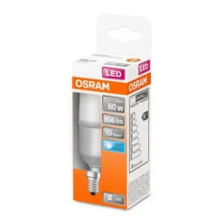 OSRAM LED lamp E14 Classic STICK mat 4.000K 8W