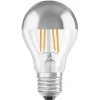 OSRAM LED lamp E27 Mirror silver 4W 2.700K
