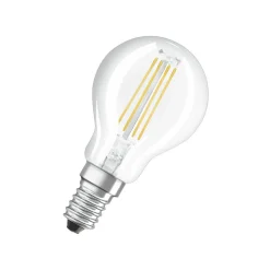 OSRAM LED lamp E14 P40 4W filament 827 470lm per 5