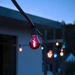 OSRAM LED lamp E27 Star Décor Cla A 2,5W, rood