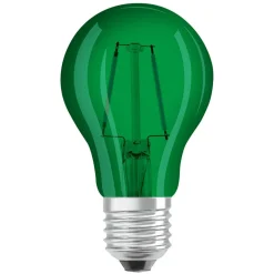 OSRAM LED lamp E27 Star Décor Cla A 2,5W, groen