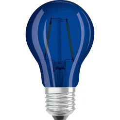 OSRAM LED lamp E27 Star Décor Cla A 2,5W, blauw