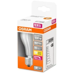 OSRAM LED lamp E27 Superstar 11W mat 2.700K