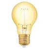 OSRAM LED lamp E27 2,5W 1906 ClassicA 2.400K goud