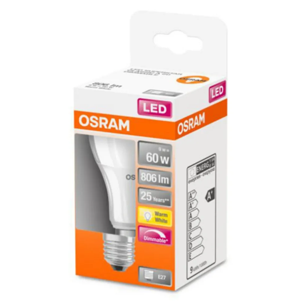 OSRAM LED lamp E27 8,8W 827 Superstar mat dimb