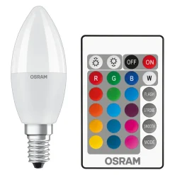 OSRAM LED lamp E14 5,5W Star+ kaars remote mat