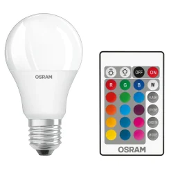 OSRAM LED lamp E27 9,4W Star+ remote control mat