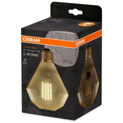 OSRAM LED lamp E27 4W Vintage Diamant 824 goud