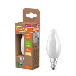 OSRAM LED lamp kaars mat E14 1,2W 2700K 255lm