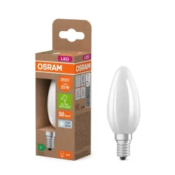 OSRAM LED lamp kaars mat E14 1,2W 4000K 255lm