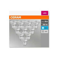 OSRAM LED reflector GU10 4,3W 4.000K 350lm per 10
