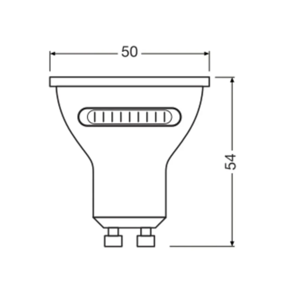 OSRAM LED reflectorlamp GU10, PAR16, CCT, 4,2 W, 36°, 400 lm