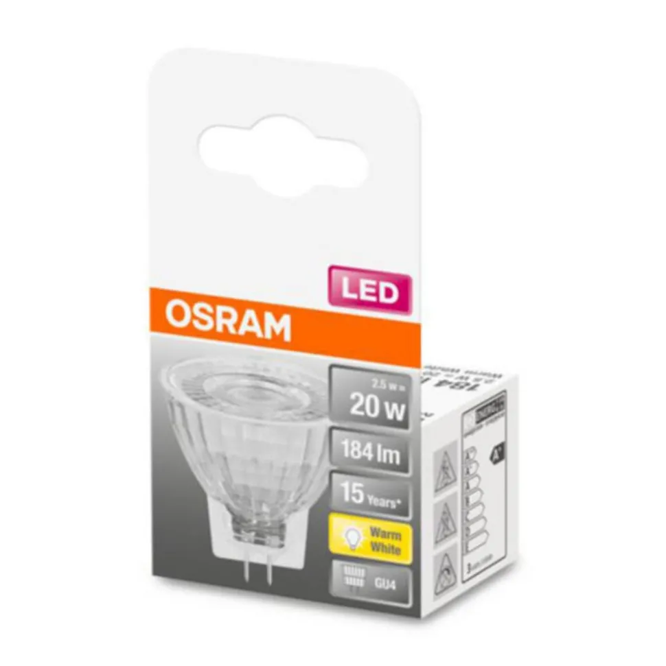 OSRAM LED reflectorlamp GU4 MR11 1,8W 2.700K