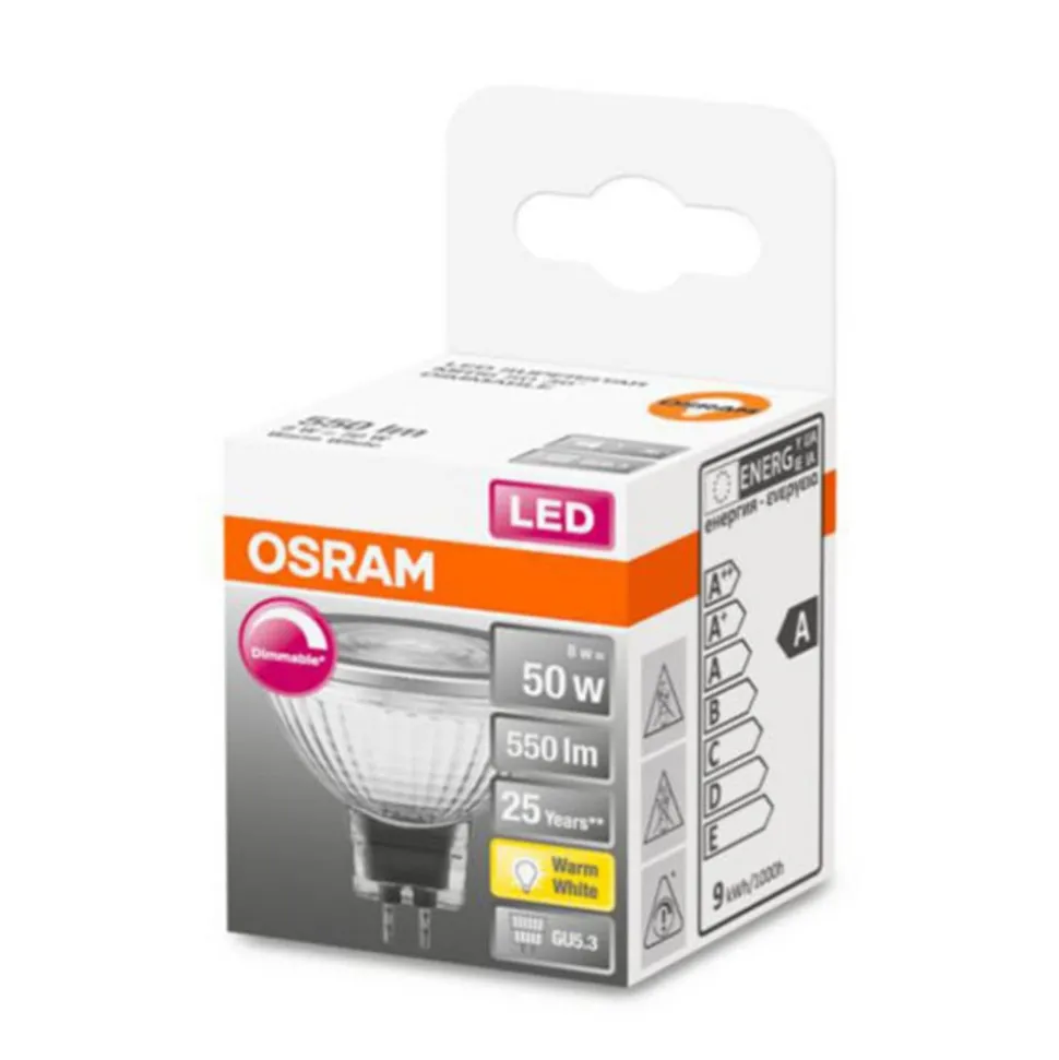 OSRAM LED reflectorlamp GU5.3 6.8W 927 36° dimbaar