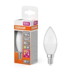 OSRAM LED Relax/Active/Sleep kaars E14 4,9W mat 827/840