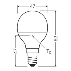 OSRAM LED Relax/Active/Sleep drops E14 4,9W mat 827/840