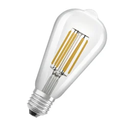 OSRAM LED rustiek lamp E27, ST64, 3,8W, 806lm, 830, helder