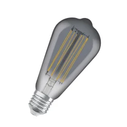 OSRAM LED Vintage 1906 Edison, grijs, E27, 11W, 818, dimbaar