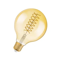 OSRAM LED Vintage 1906, G125, E27, 8,4 W, goud, 824, dimbaar.