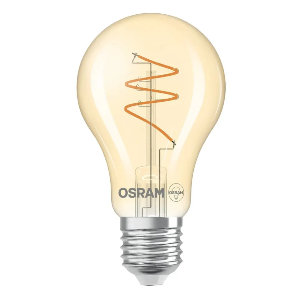 OSRAM LED Vintage E27 4,9W 2.700K Spiraal gloeidraad goud