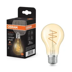 OSRAM LED Vintage E27 4,9W 2.700K Spiraal gloeidraad goud