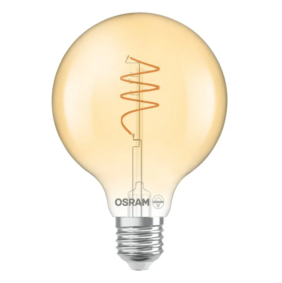 OSRAM LED Vintage G95 E27 3,4W 827 Spiraal gloeidraad goud