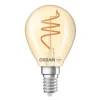 OSRAM LED Vintage P40 E14 4,9W 922 Spiraal gloeidraad goud dimbaar