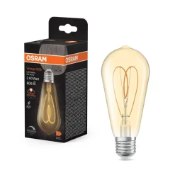 OSRAM LED Vintage ST64 E27 8W 922 Hart Filament goud dimbaar