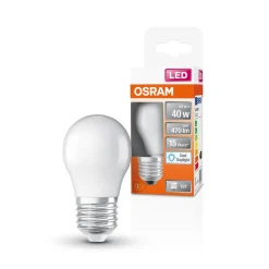 OSRAM Star LED lamp E27 4,9W 470lm 6.500K mat