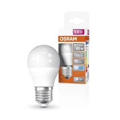 OSRAM Star LED lamp E27 4,9W 470lm 4.000K mat