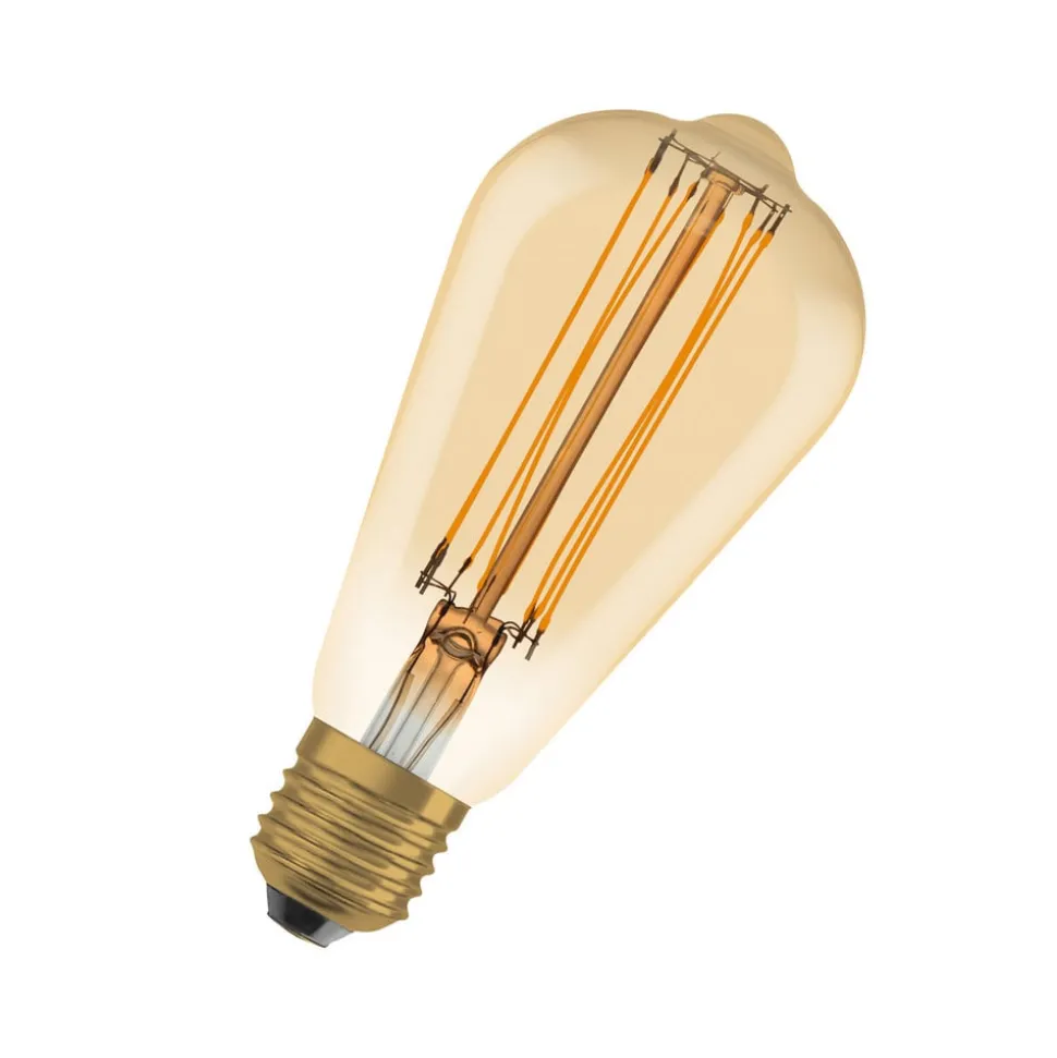 OSRAM vintage 1906 E27 8,8W LED ST64 822 goud dim