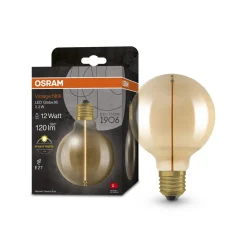 OSRAM Vintage 1906 LED bol G95 E27 2,2W 827 goud