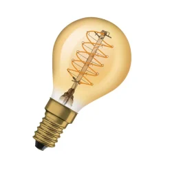 OSRAM vintage 1906 LED druppel E14 3,4W goud dim