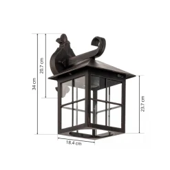 Outdoor wandlamp Ida met 1 lichtbron