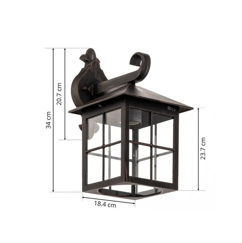 Outdoor wandlamp Ida met 1 lichtbron