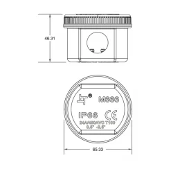 Outdoor-2-voudig-verdeler rond voor kabel 5-12mm