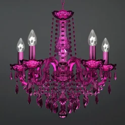 Paarskleurige kroonluchter Maria Teresa