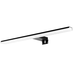 Pandora LED spiegellamp, mat zwart, 30,8 cm