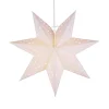 Papieren ster Bobo, 7-punten in wit Ø 34 cm